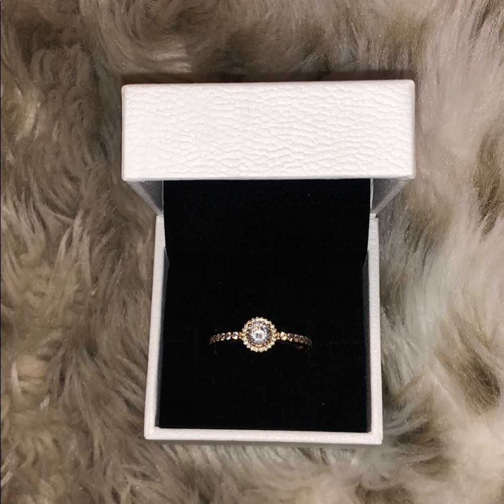 Brand New Pandora Halo Ring